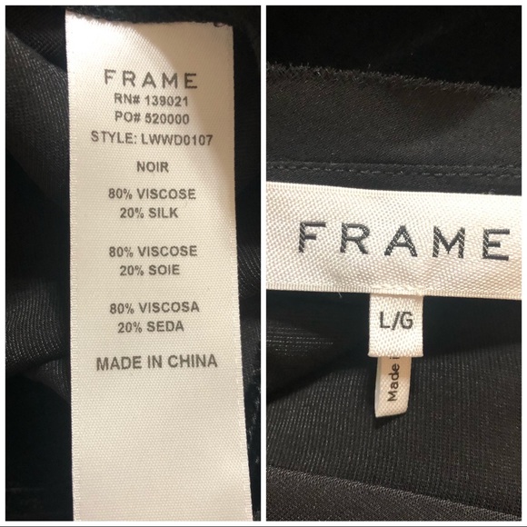 FRAME Belted Velvet/Silk Midi Slip Dress S… - Picture 8 of 8